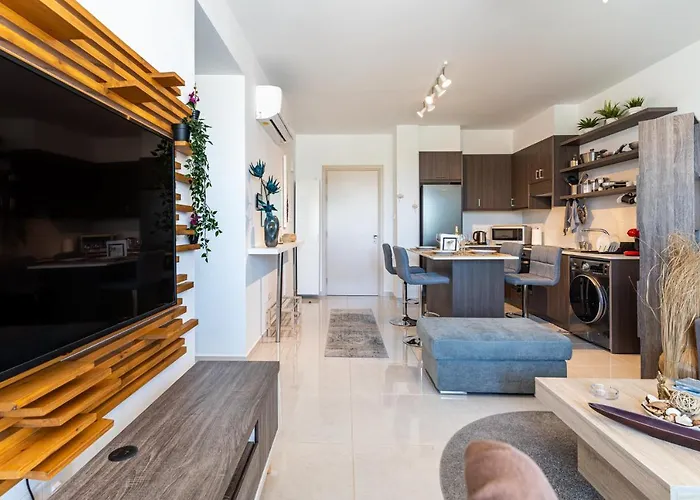 Lemon Tree 1-br With Terrace & Pool In Livadia Larnaca